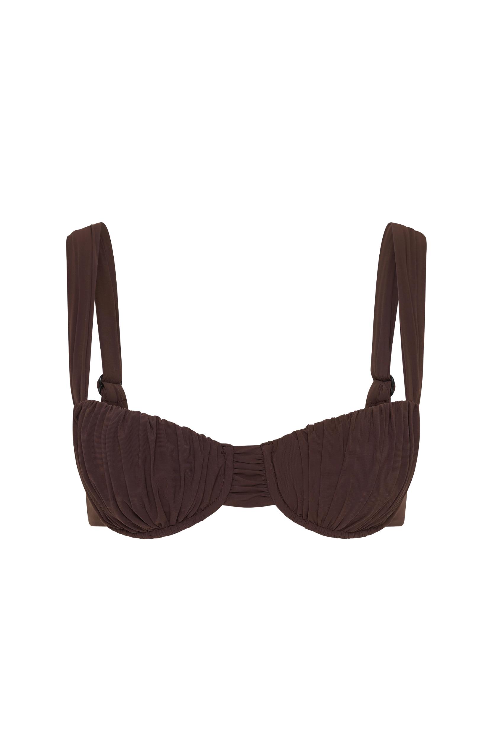 Emily Bikini Top Coffee - Final Sale Product Image