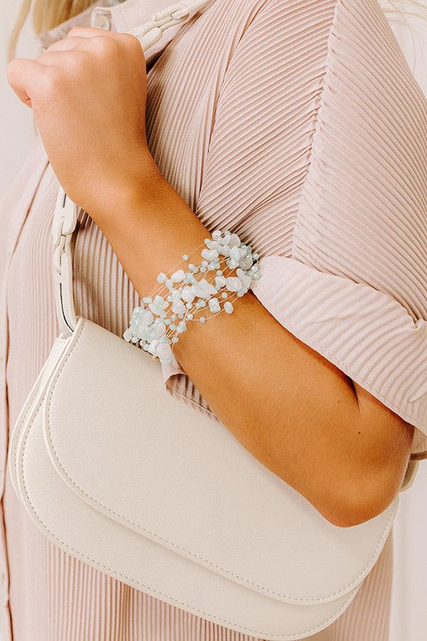 Final Touch Layered Bracelet in Light Blue Product Image