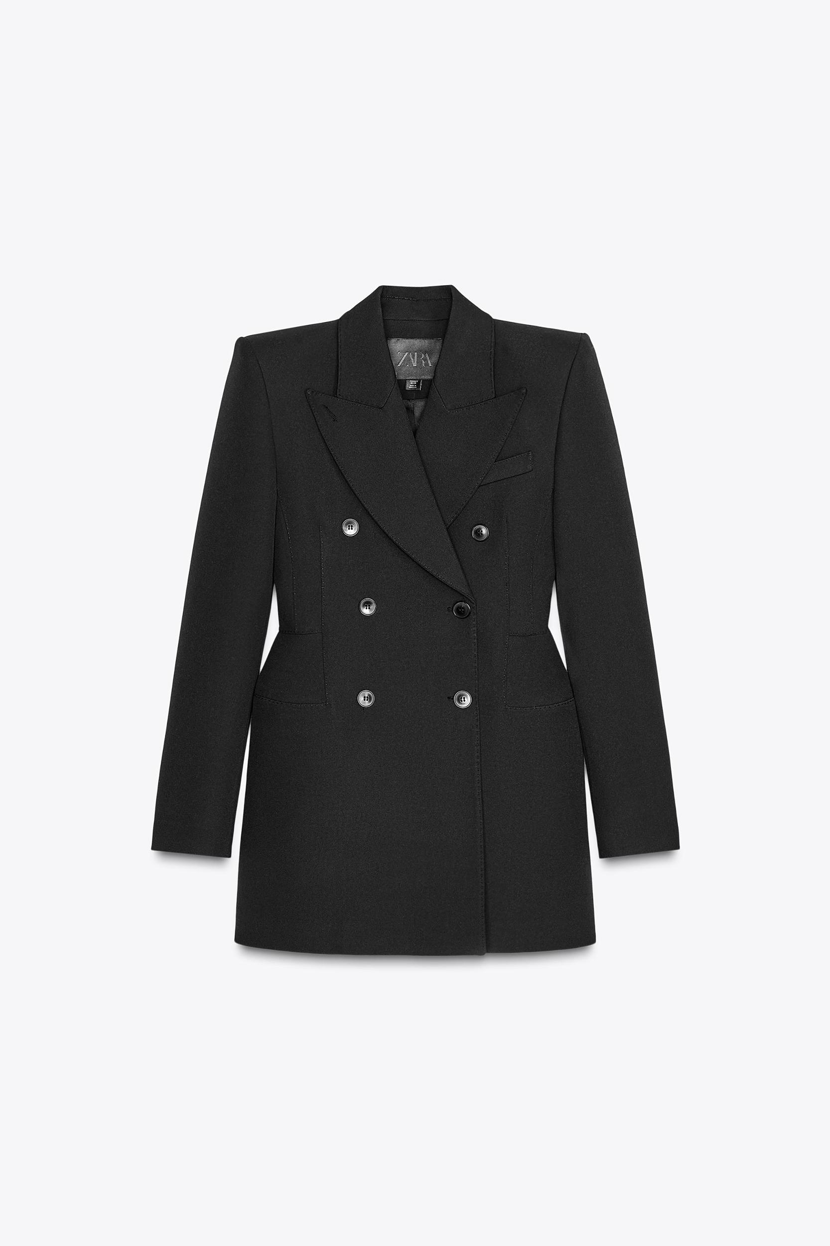 DOUBLE-BREASTED BLAZER DRESS ZW COLLECTION Product Image