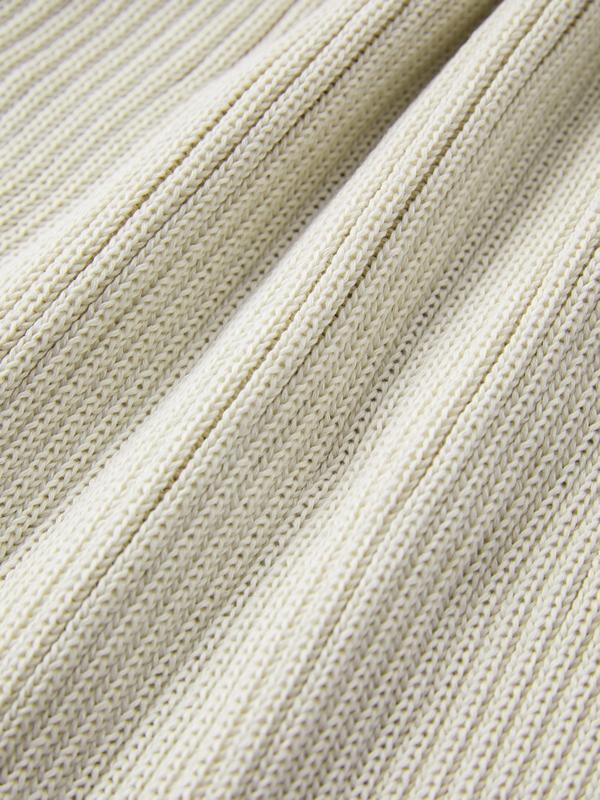 V Neck Stripe Print Sweater Product Image