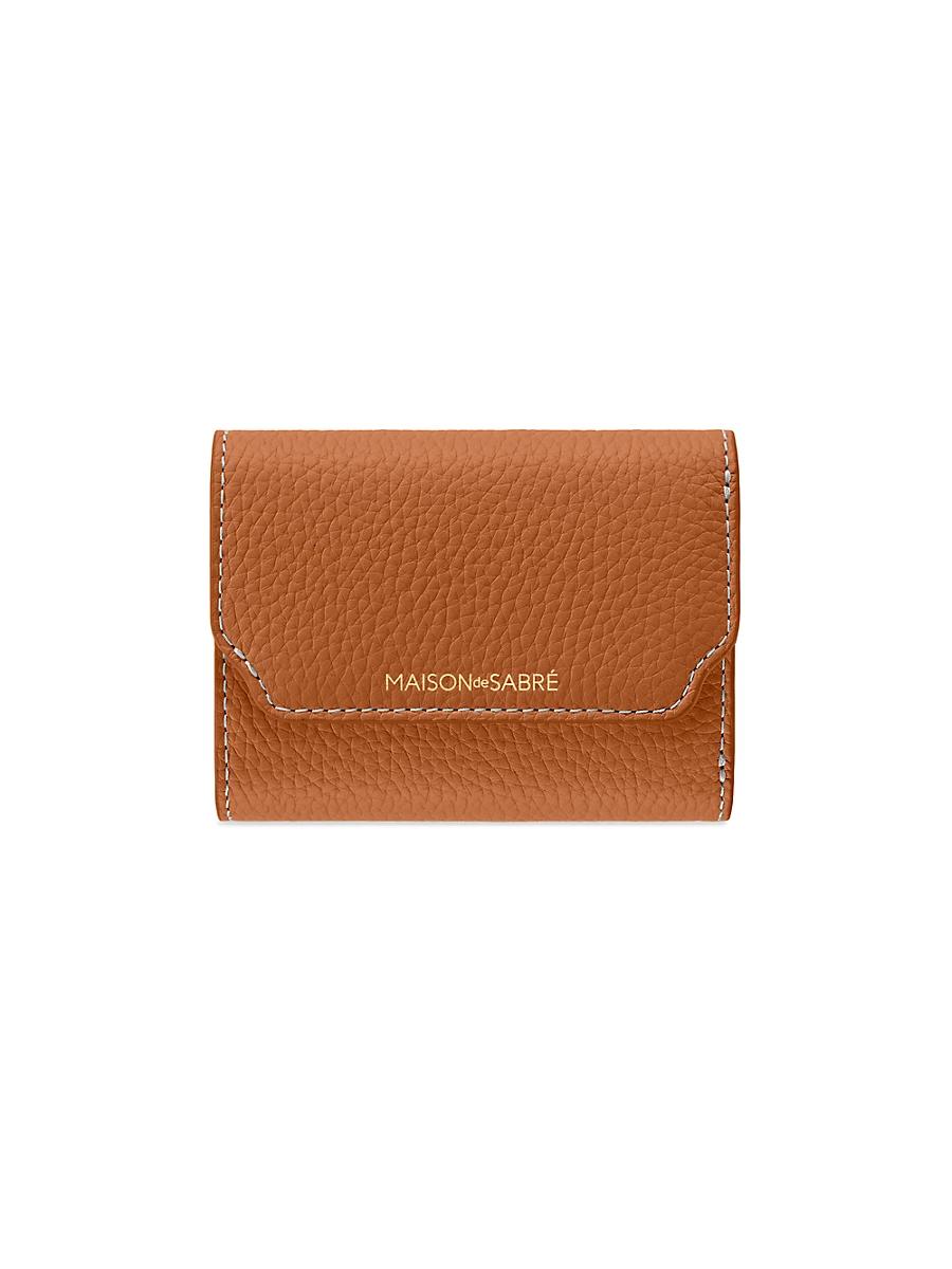 Womens Leather Trifold Wallet Product Image