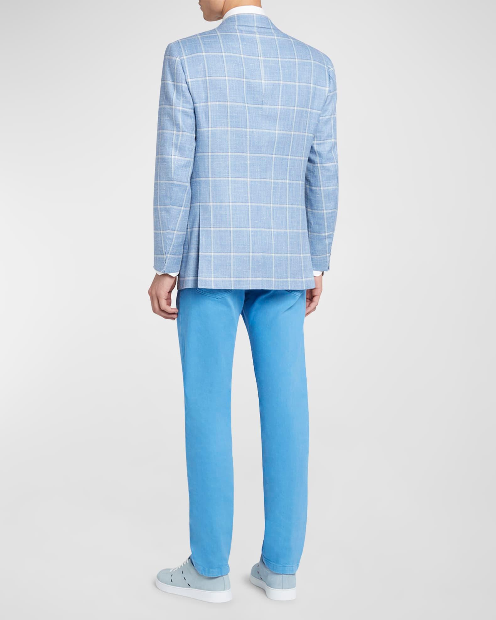 Men's Windowpane Cashmere-Blend Sport Coat Product Image