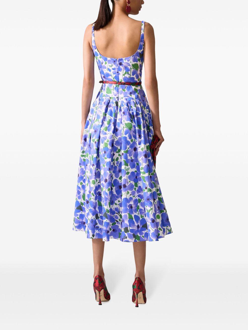 floral-print midi dress Product Image