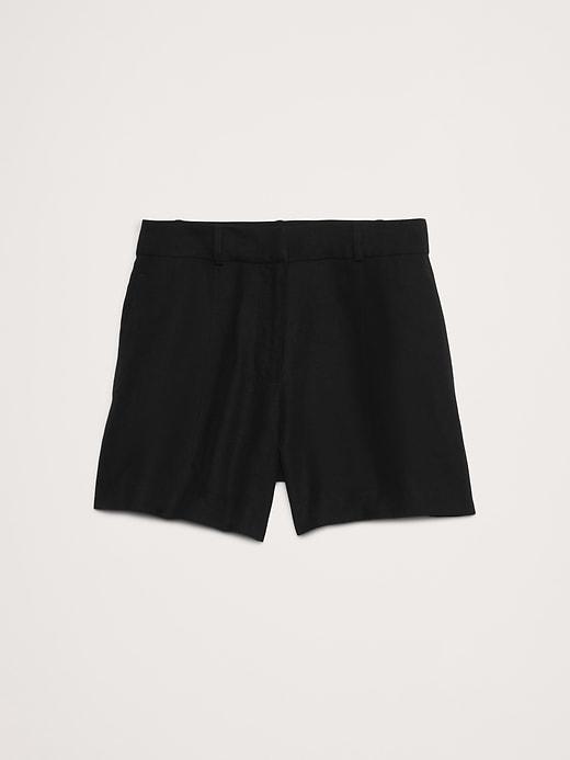 High-Rise Tencel™-Linen 4.5" Short Product Image