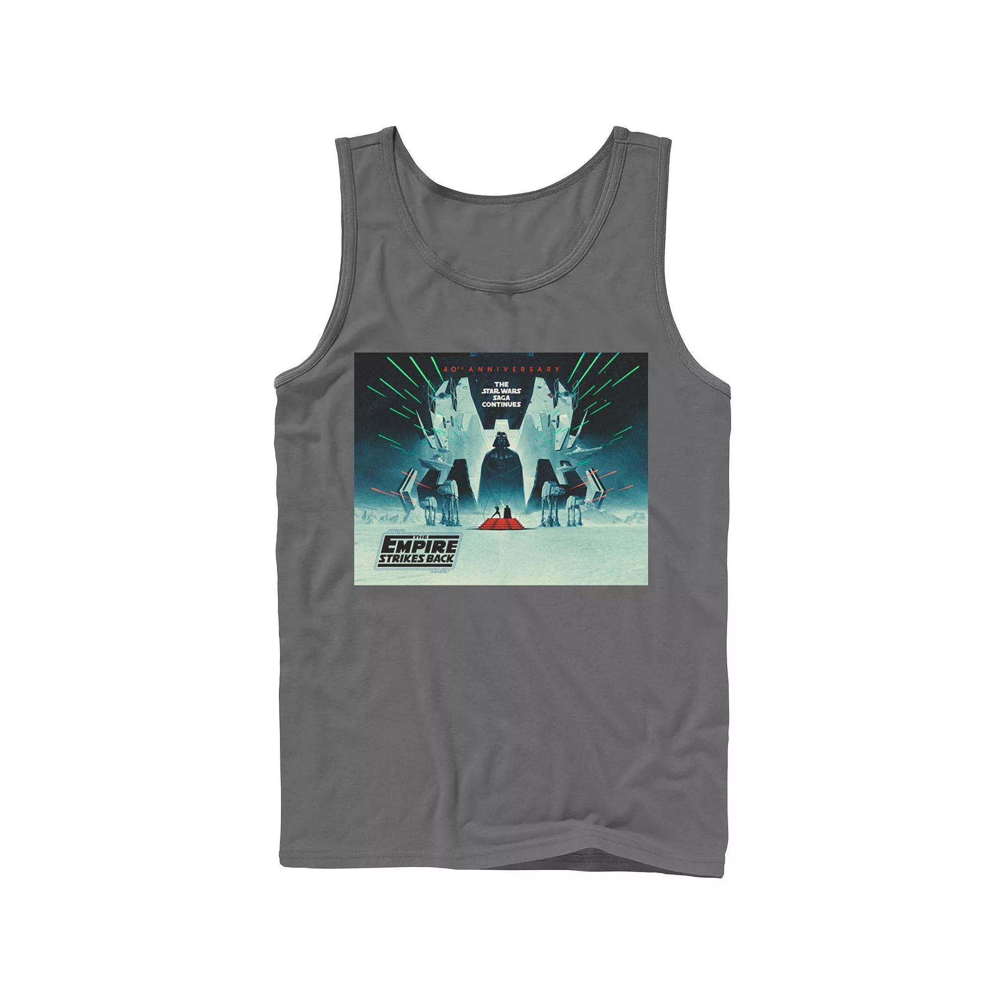 Men's Star Wars: The Empire Strikes Back 40th Anniversary Poster Tank Top,  Product Image