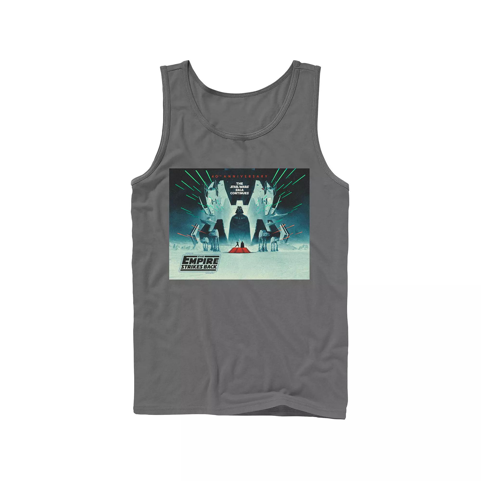 Men's Star Wars: The Empire Strikes Back 40th Anniversary Poster Tank Top,  Product Image
