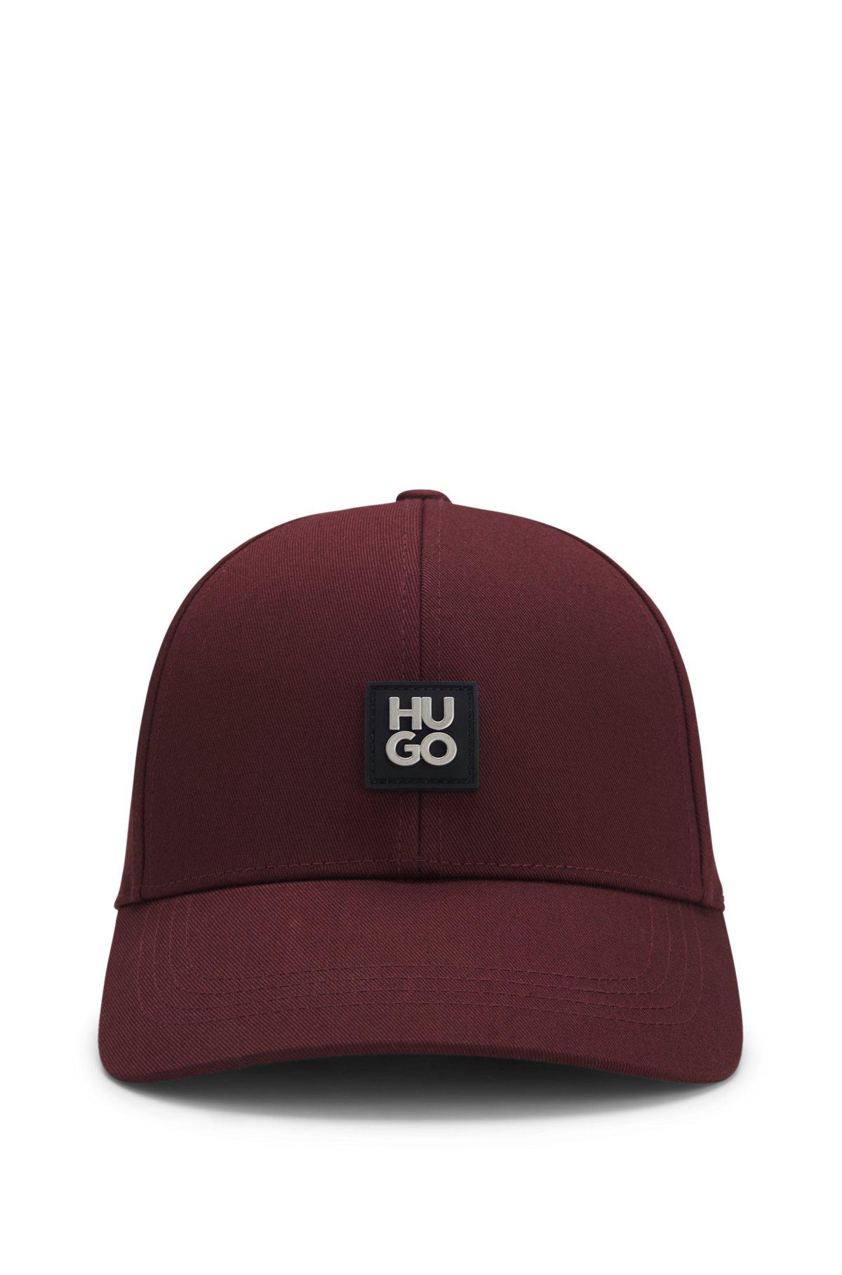 Cotton-twill cap with stacked logo Product Image