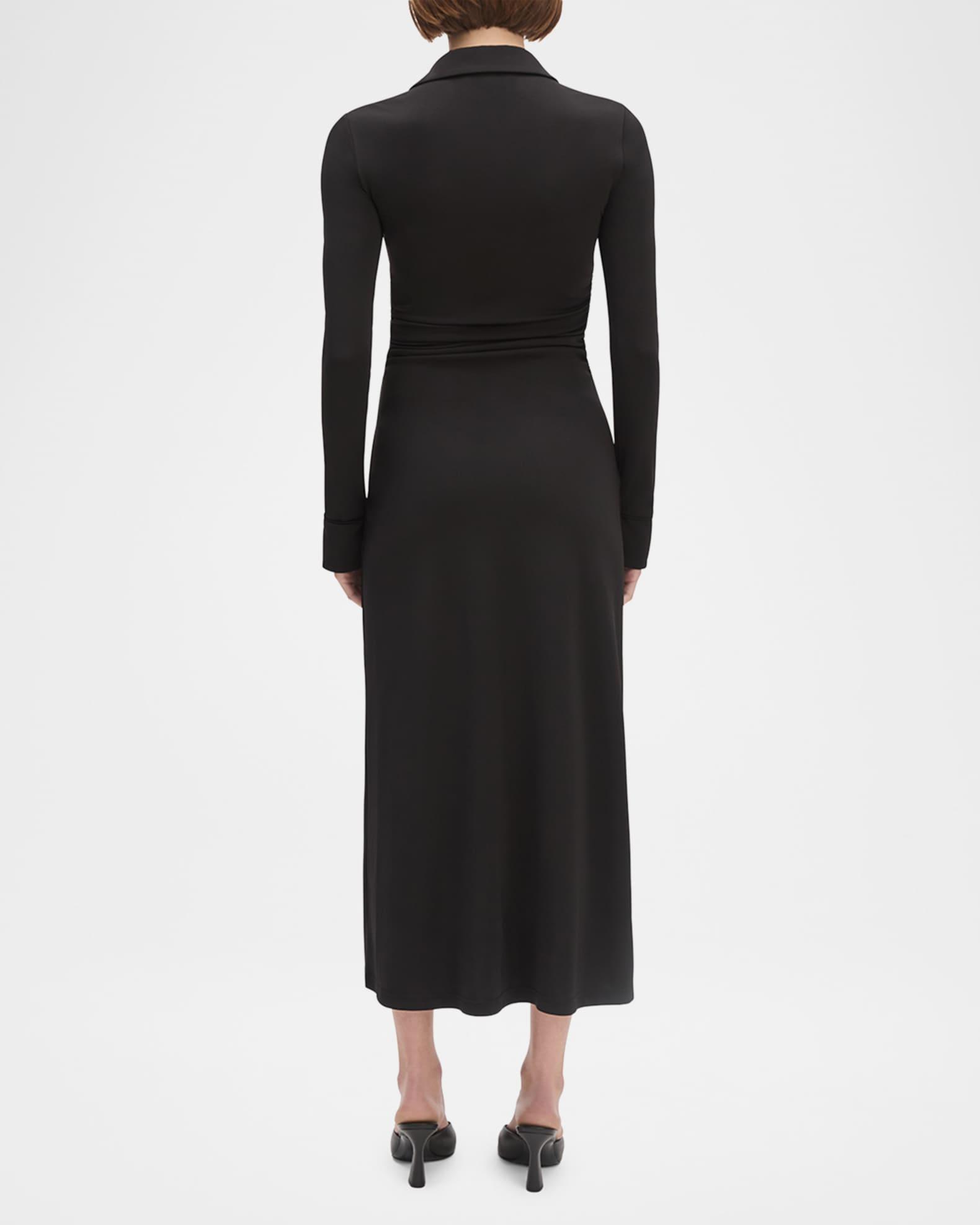 The Naomi Button-Front Midi Dress Product Image
