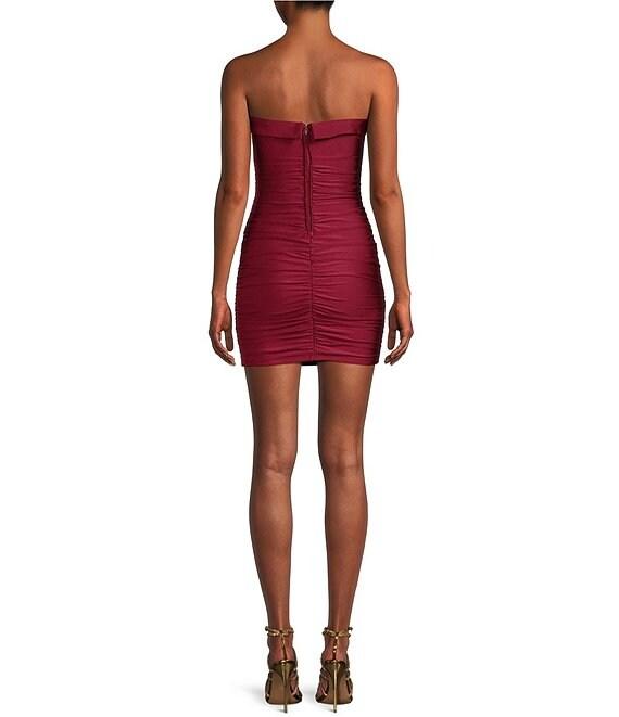 Midnight Doll Strapless Removable Strap Tube Bodycon Dress Product Image