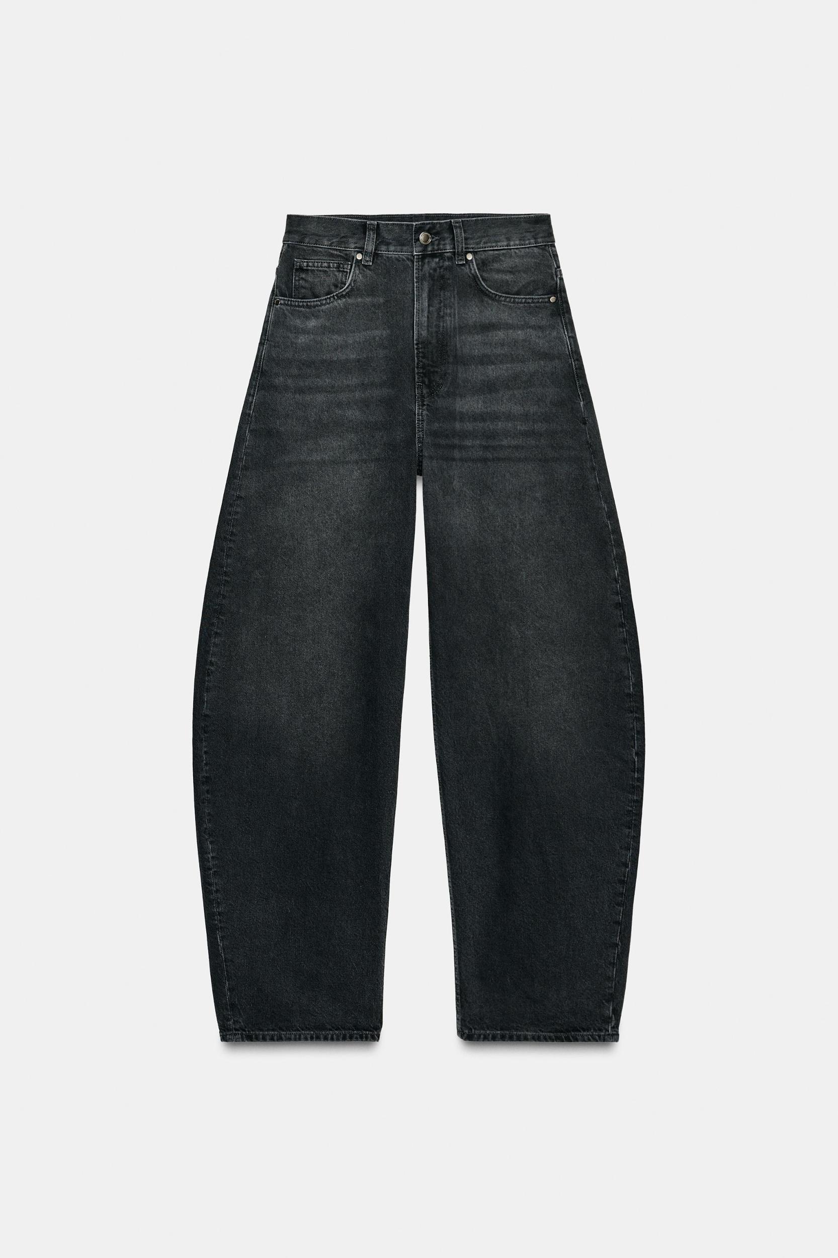 ZW COLLECTION BARREL HIGH WAIST JEANS Product Image