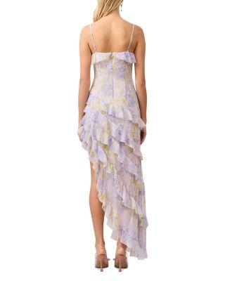 Aveline Ruffle Asymmetric Gown Product Image