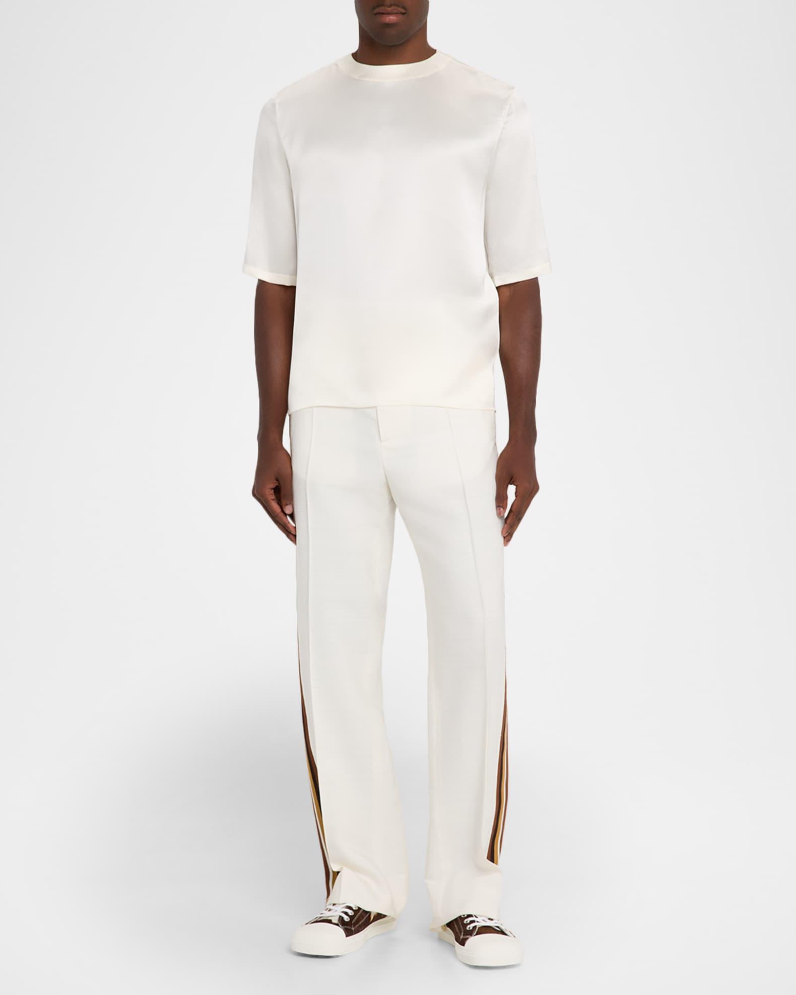 Men's Edge Calf Hair Cap Toe Low-Top Sneakers Product Image