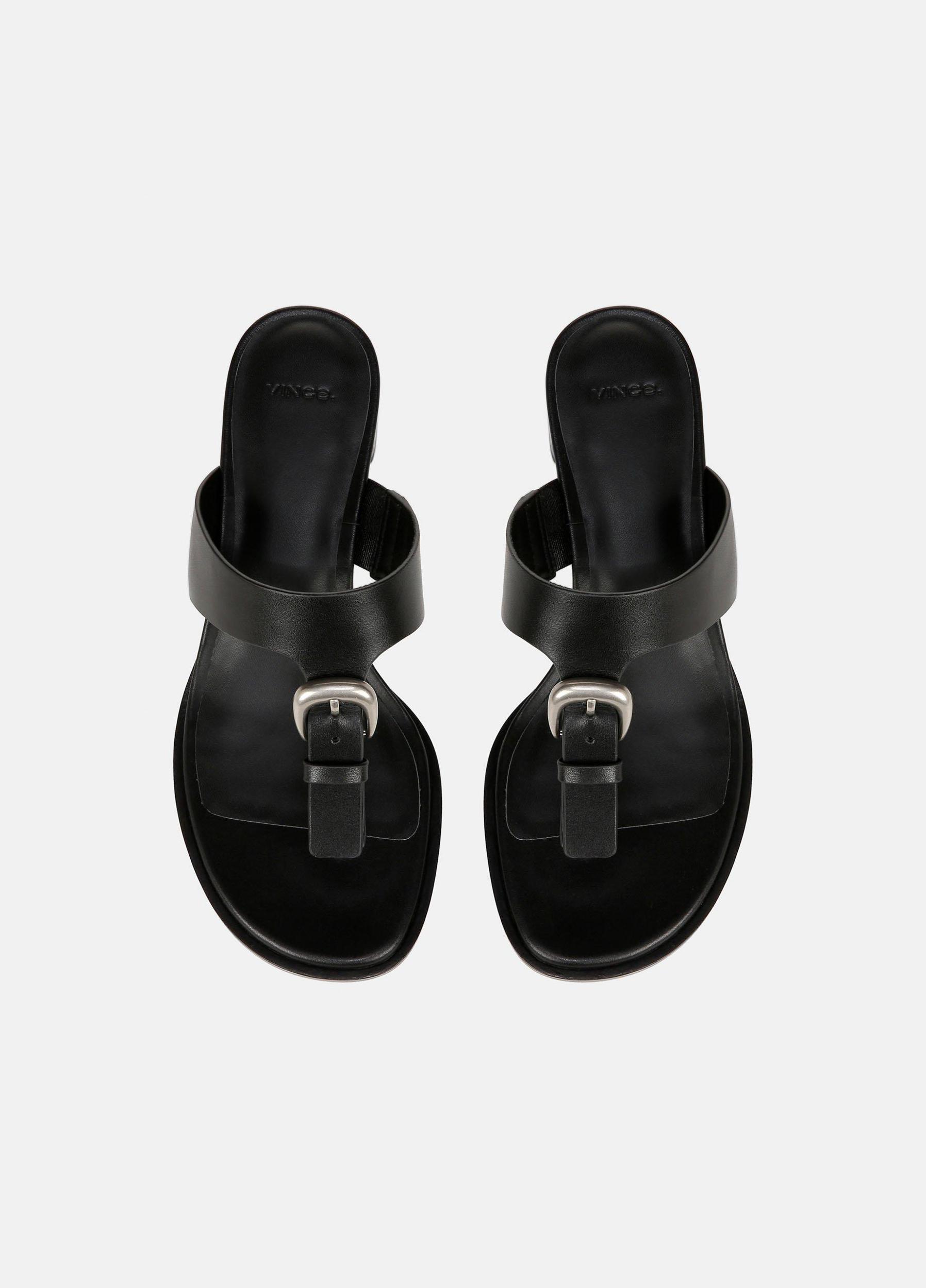 Aubrey Leather Buckle Sandal Product Image