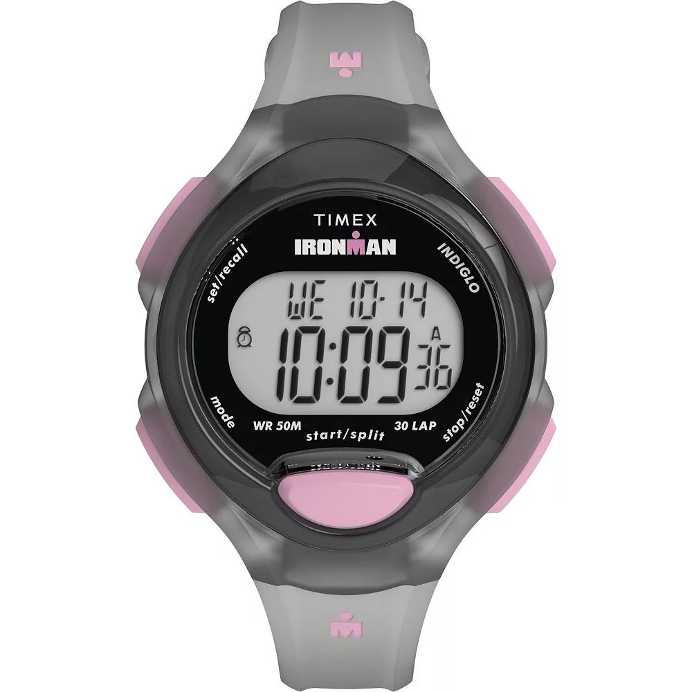 Timex® Ironman Women's Essential 30 Lap Digital Chronograph Watch - TW5M65700JT, Size: 34 mm, Black Product Image