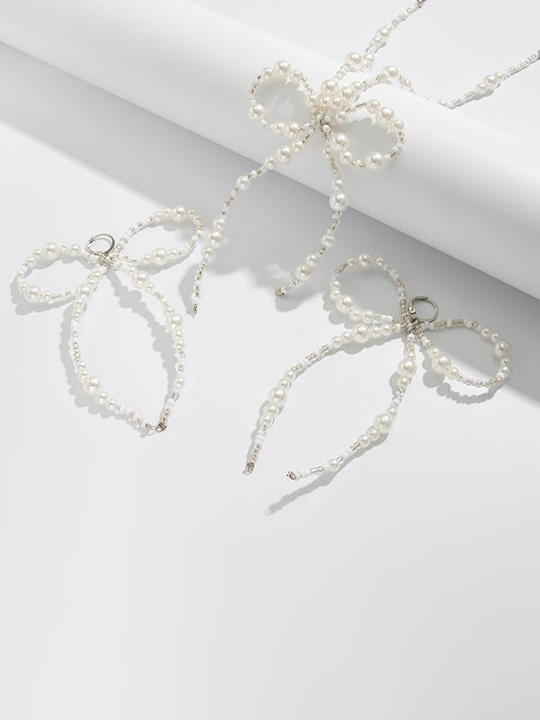 Bowknot Drop Earrings + Necklaces Accessories Product Image