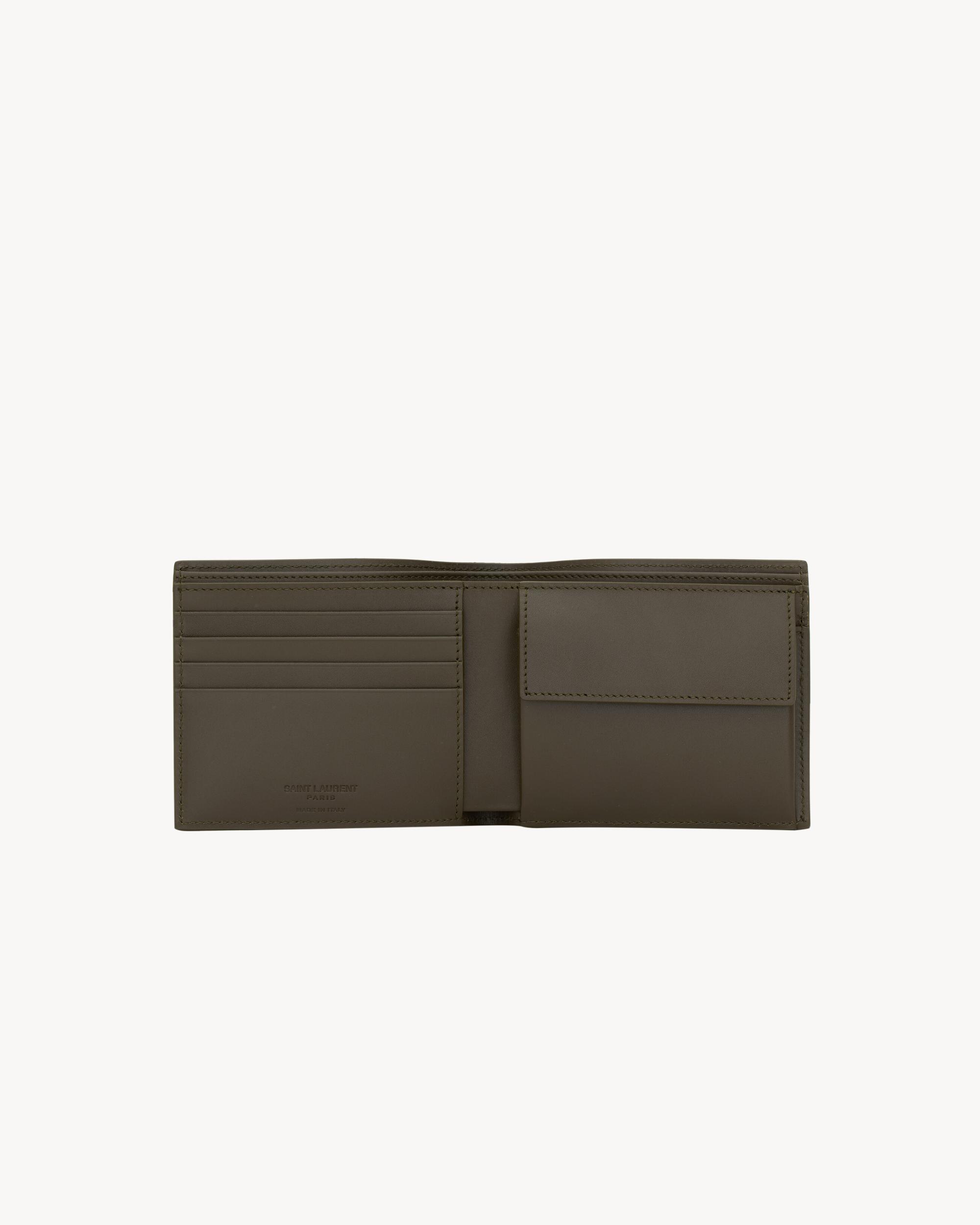 SAINT LAURENT PARIS East/West wallet in smooth leather Product Image