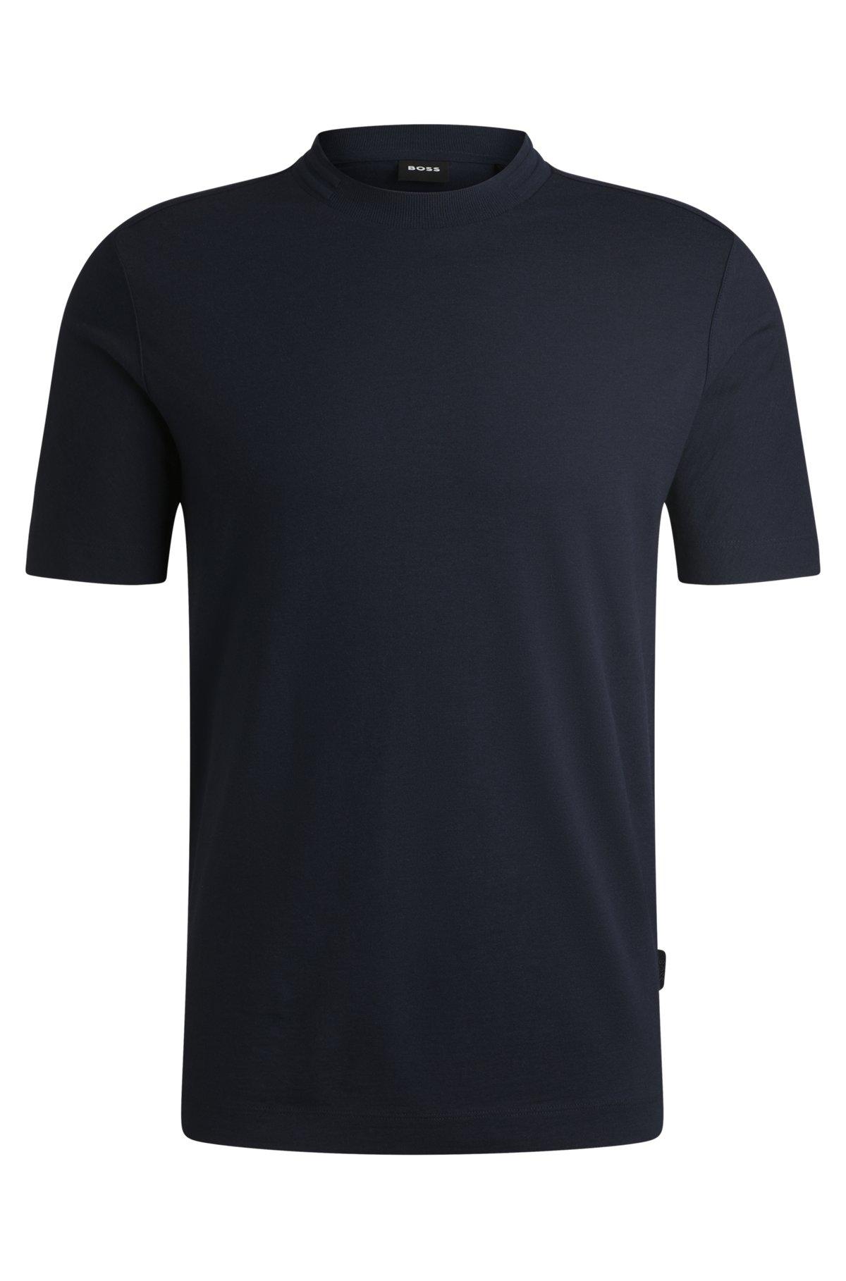 Regular-fit T-shirt in stretch flannel Product Image