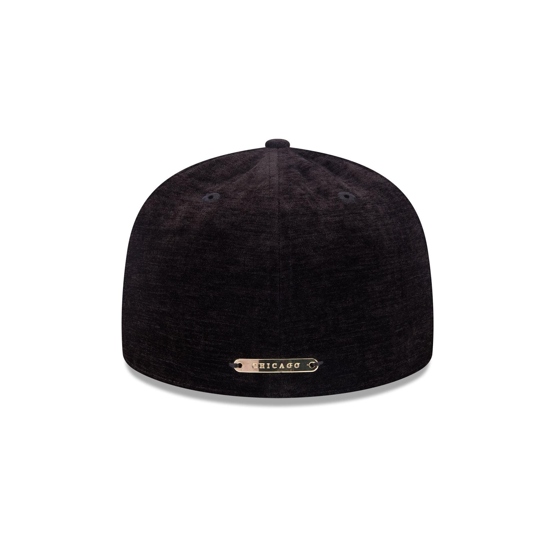 Chicago White Sox Black Velvet 59FIFTY Fitted Hat Male Product Image