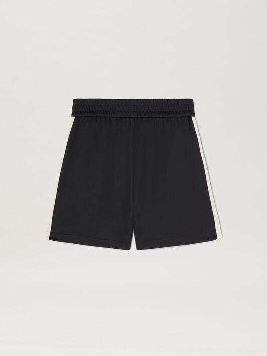 CLASSIC LOGO TRACK SHORTS BLACK OFF WHIT Product Image
