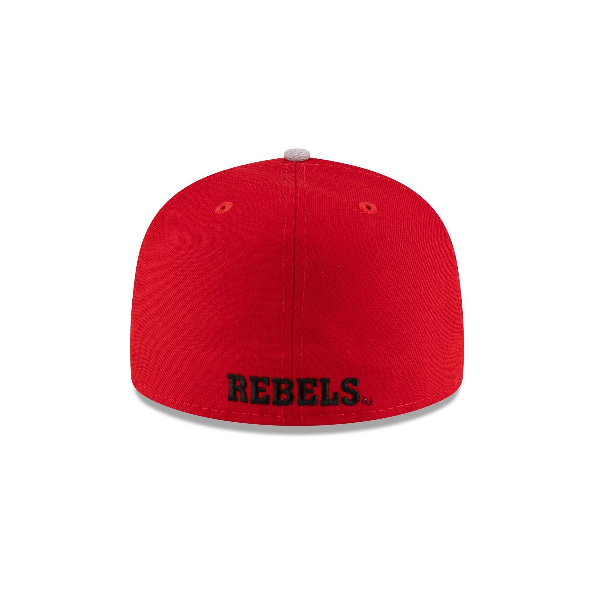 UNLV Runnin' Rebels Scarlet Black 59FIFTY Fitted Hat Male Product Image