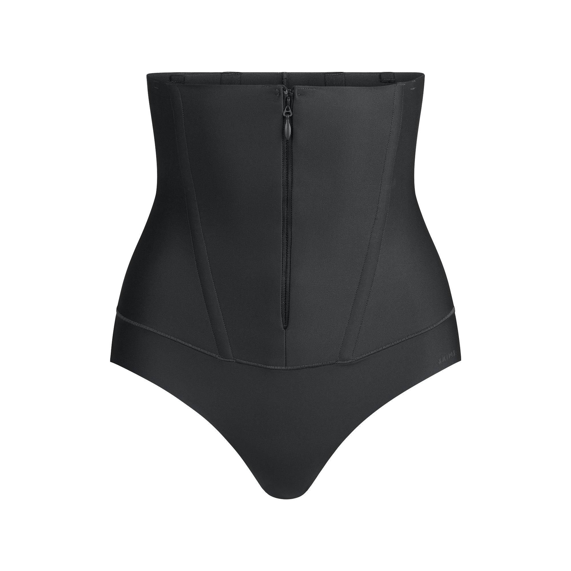 SKIMS BODY CORE SCULPT WAIST CINCHER THONG | ONYX Product Image