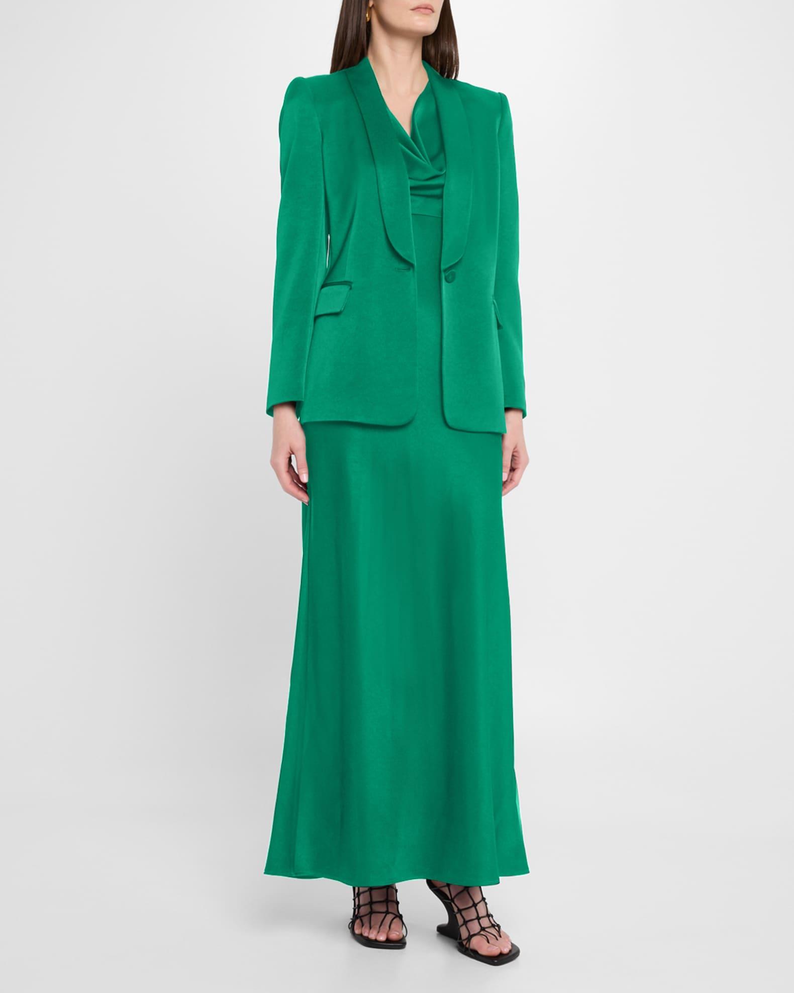 Sia Single-Button Shawl Collar Blazer Product Image