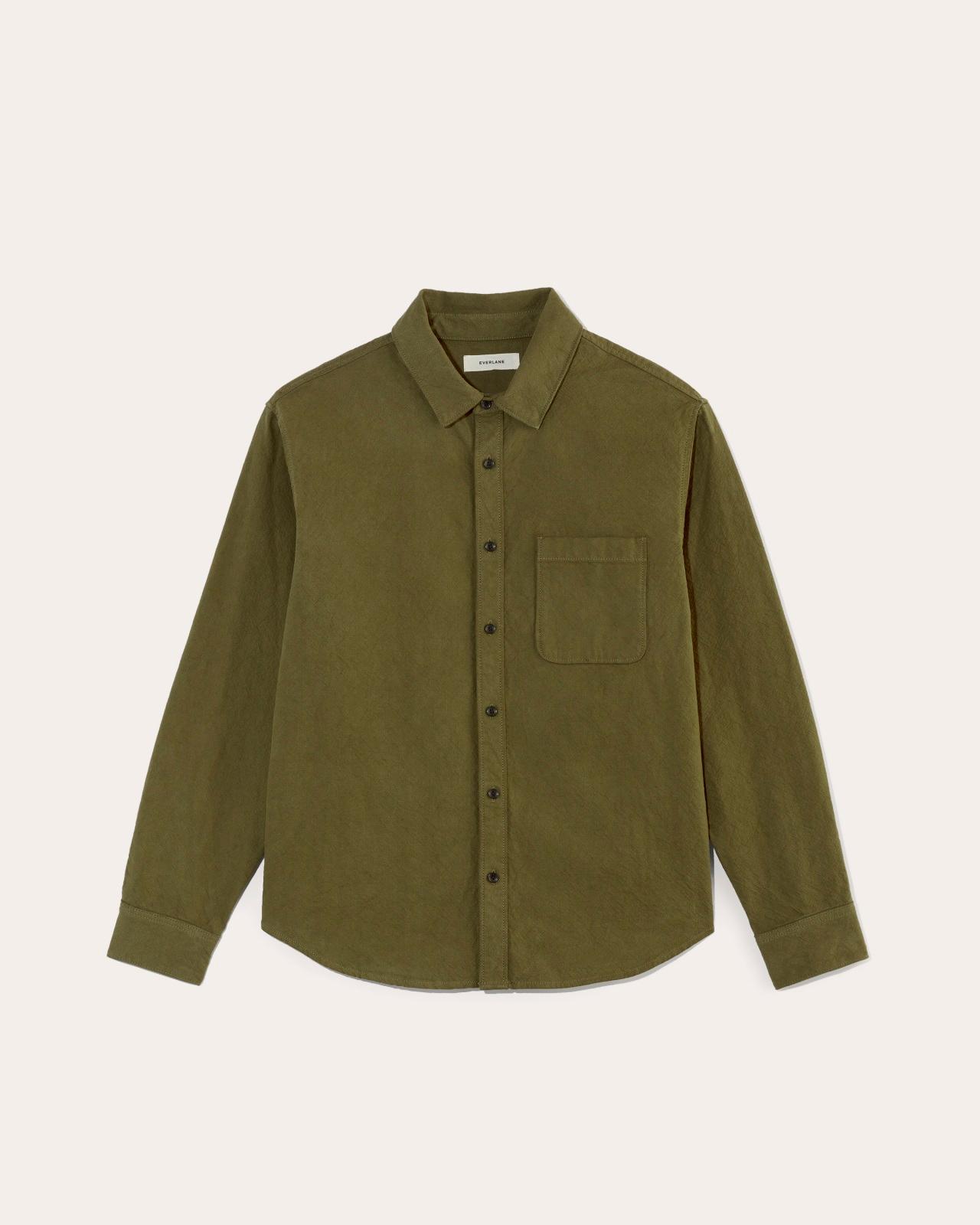 Mens Canvas Organic Cotton Overshirt Sweater by Everlane Product Image