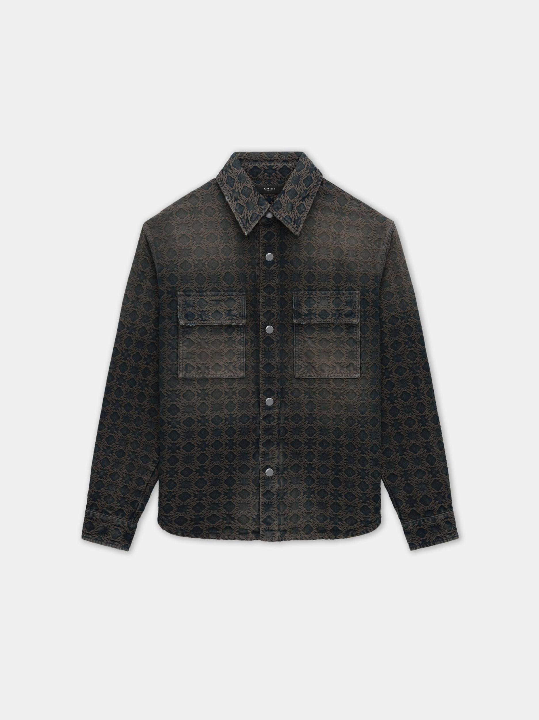 MA QUAD JACQUARD OVERSHIRT - Midnight Indigo Product Image