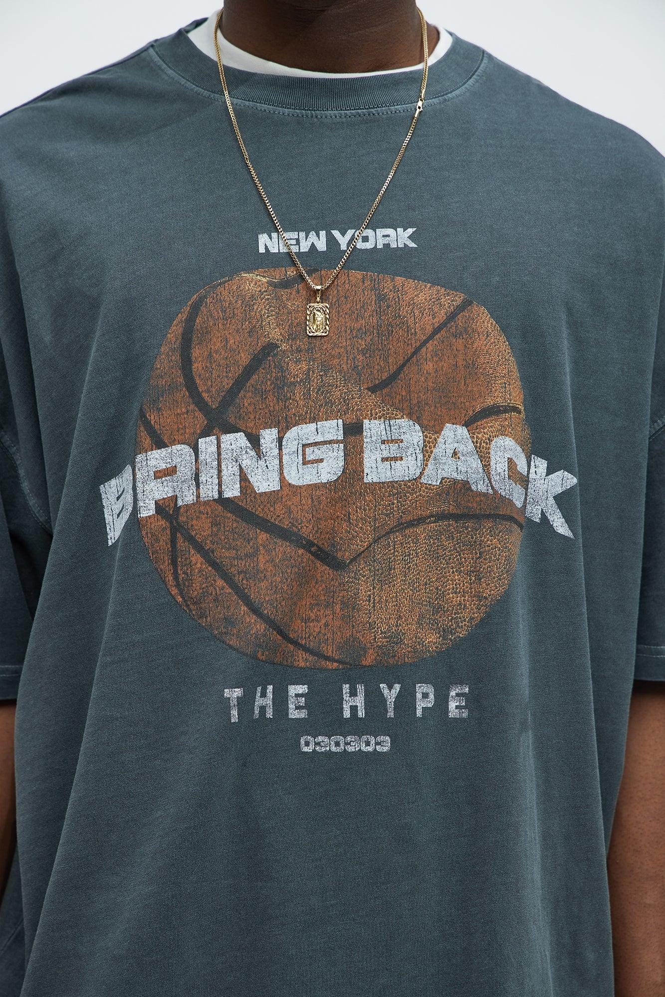 Bring Back Oversized Short Sleeve Tee - Grey Product Image