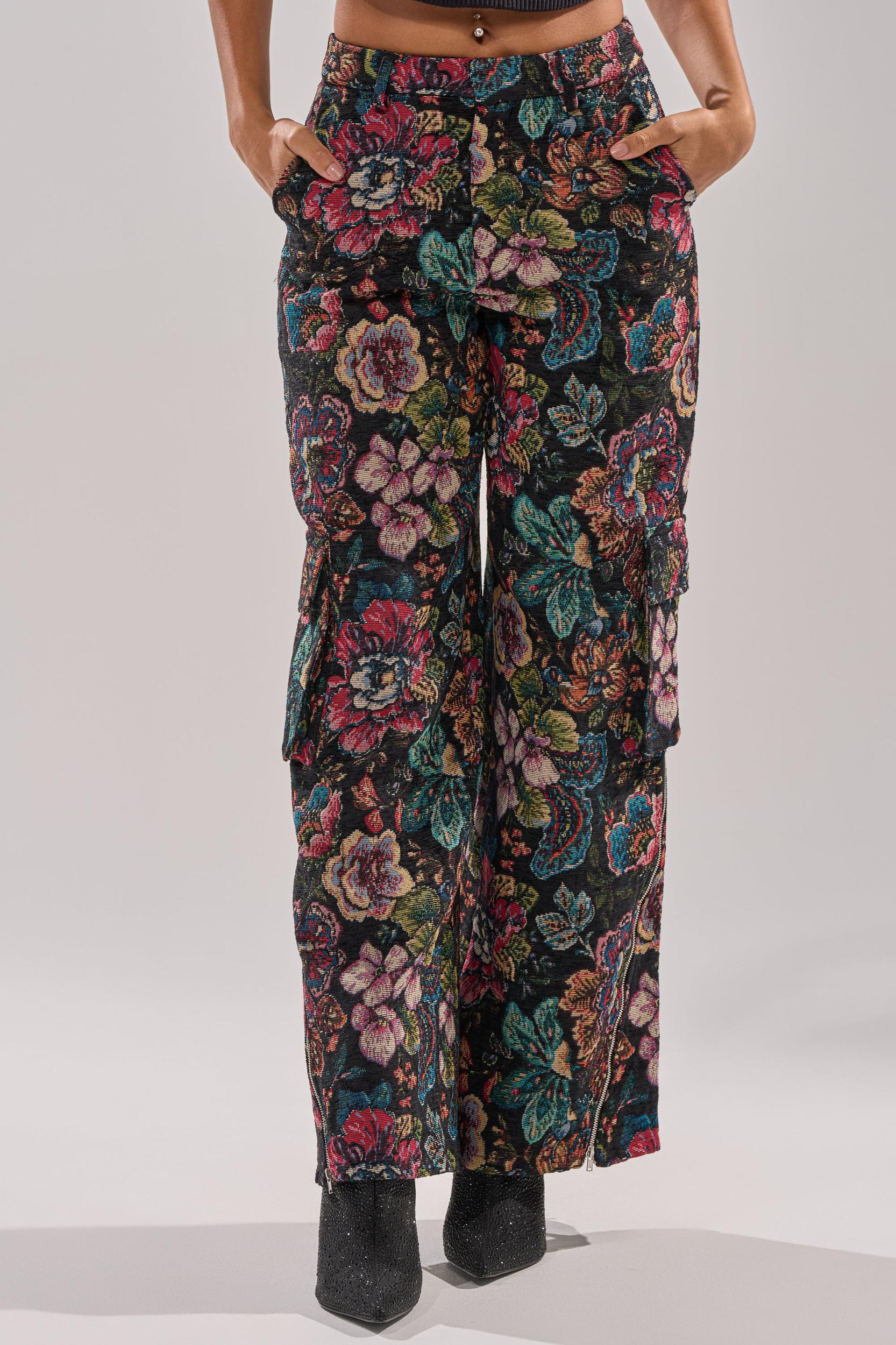 PRETTY LITTLE LADY BROCADE TROUSER Product Image