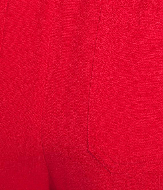 Splendid Adele Linen Blend Palazzo Wide Leg Cropped Pants Product Image