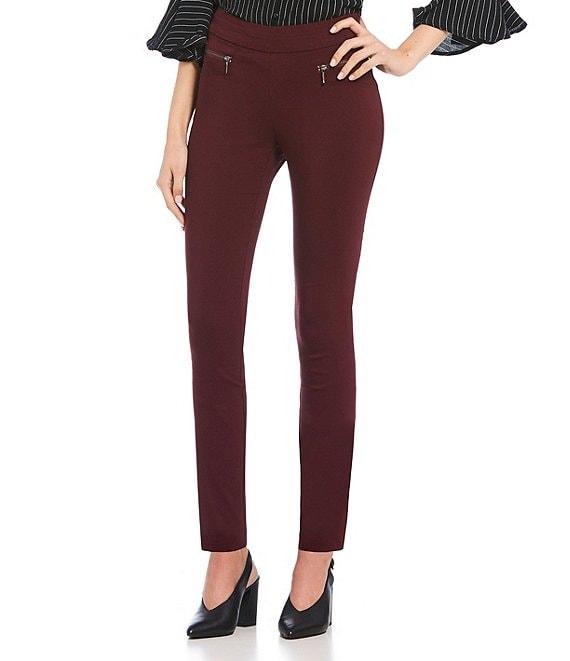 Takara Pull On Millennium Coordinating Zipper Dress Skinny Pants Product Image