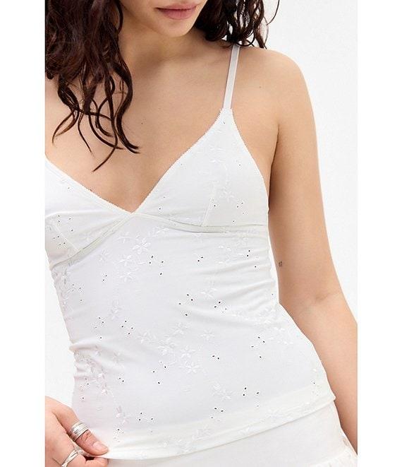 BDG Urban Outfitters Je Taime Embroidered Tank Top Product Image