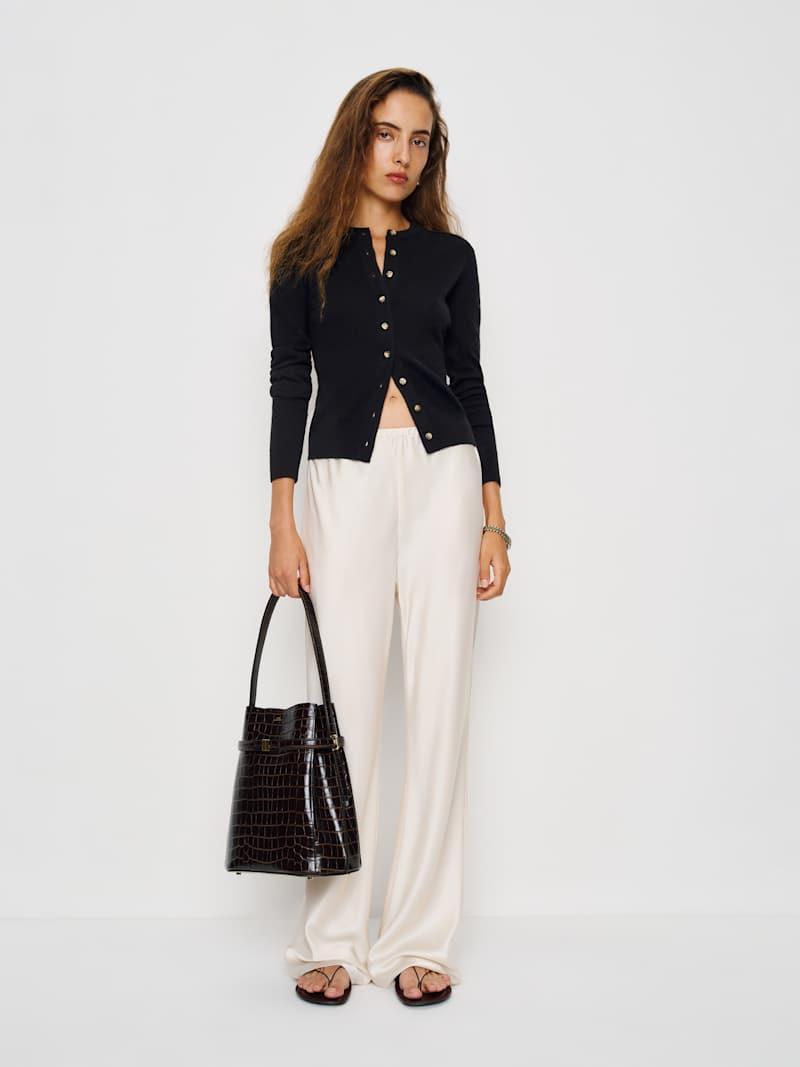 Farren Cashmere Crew Cardigan Product Image