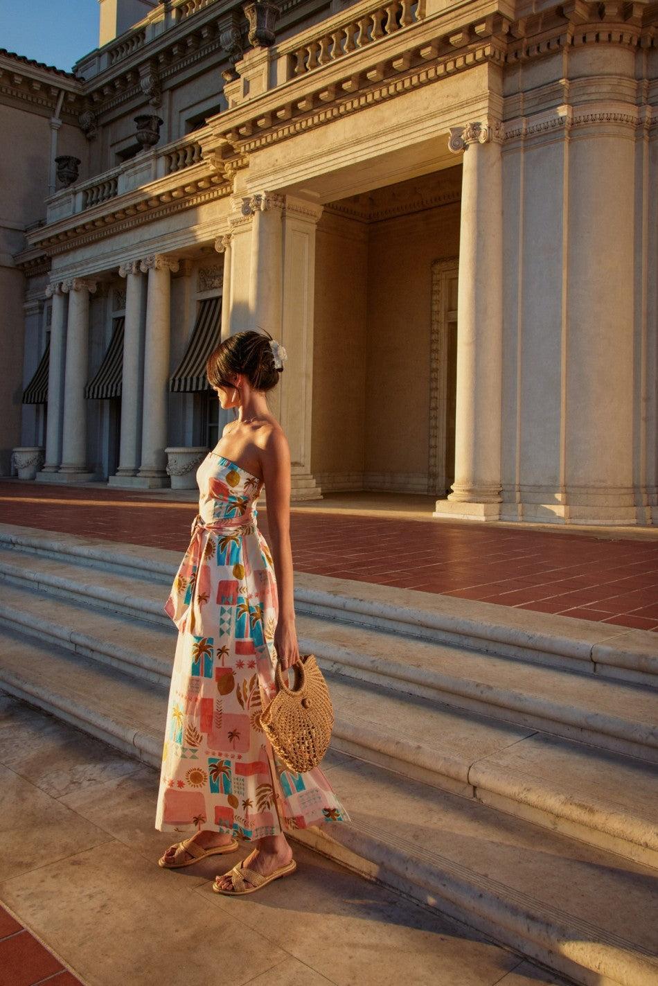 Amalfi Coast Midi Dress Product Image