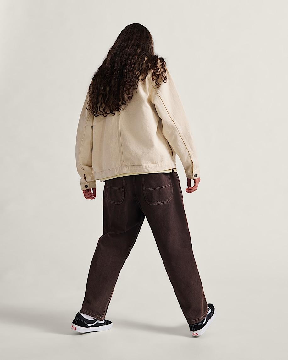 Skate Check-5 Loose Denim Pants in After Dark Brown| Vans US Product Image