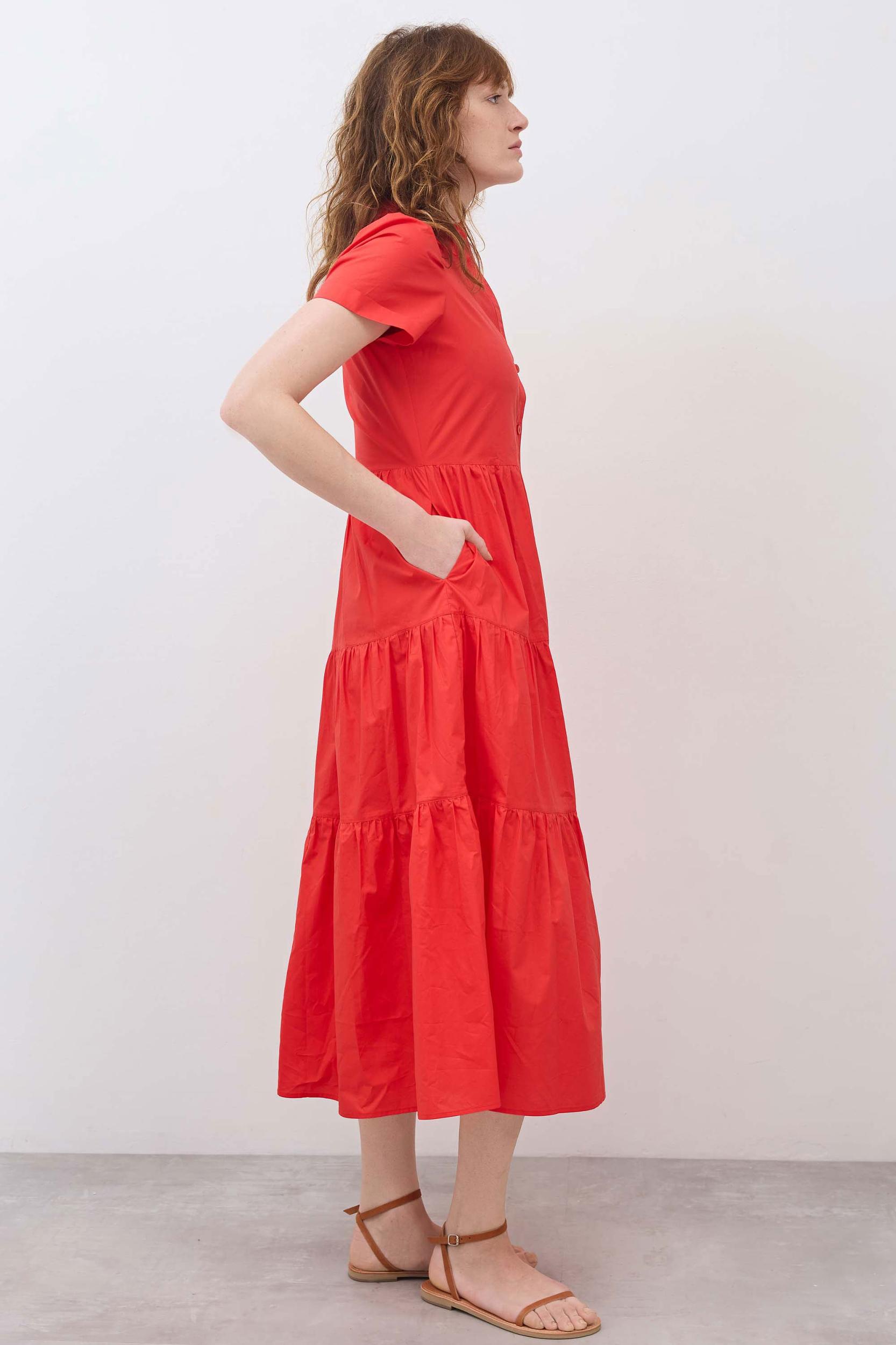 Breaking Free Long Poplin Dress Product Image