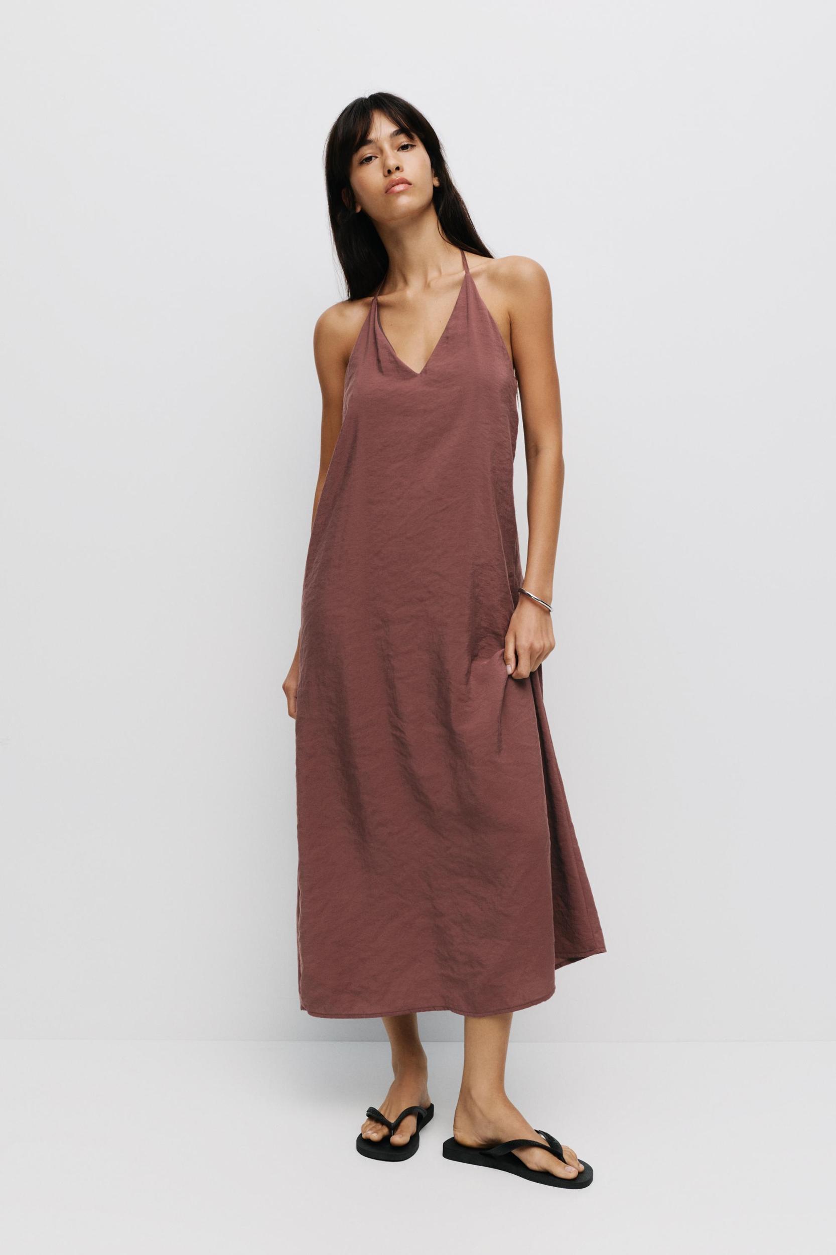 Halter midi dress Product Image