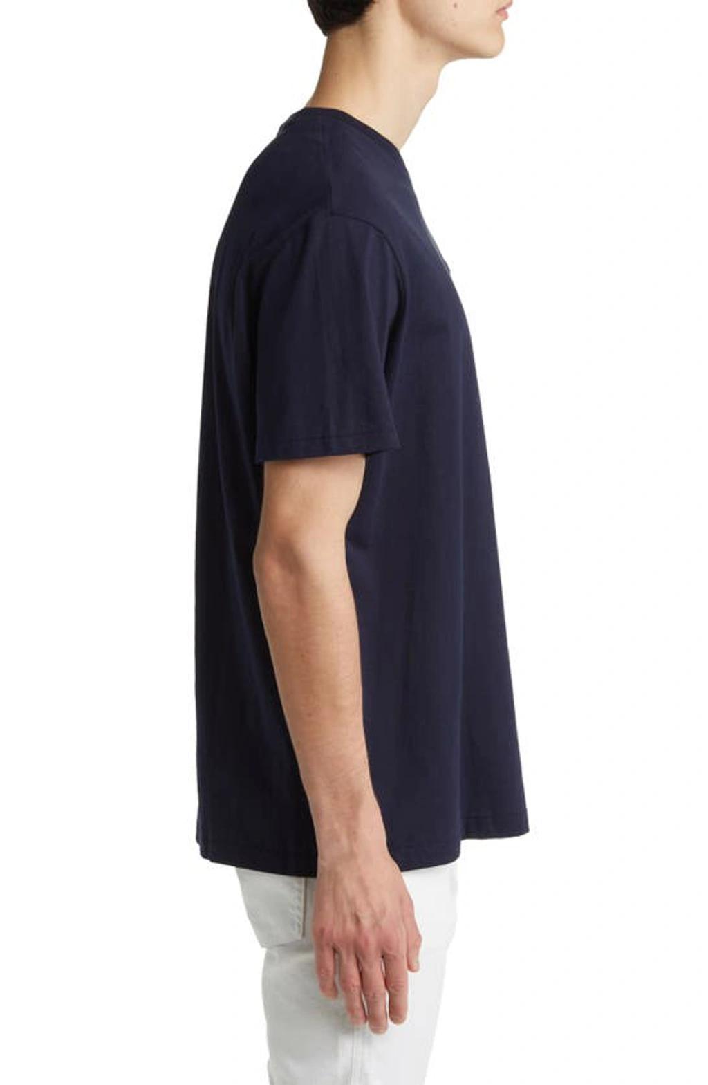 POLO RALPH LAUREN Slim-fit Logo-embroidered Cotton-jersey T-shirt In Navy Product Image