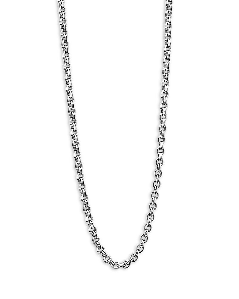 Lagos Mens Sterling Silver Anthem Double Link Caviar Chain Necklace, 22 - Exclusive Product Image