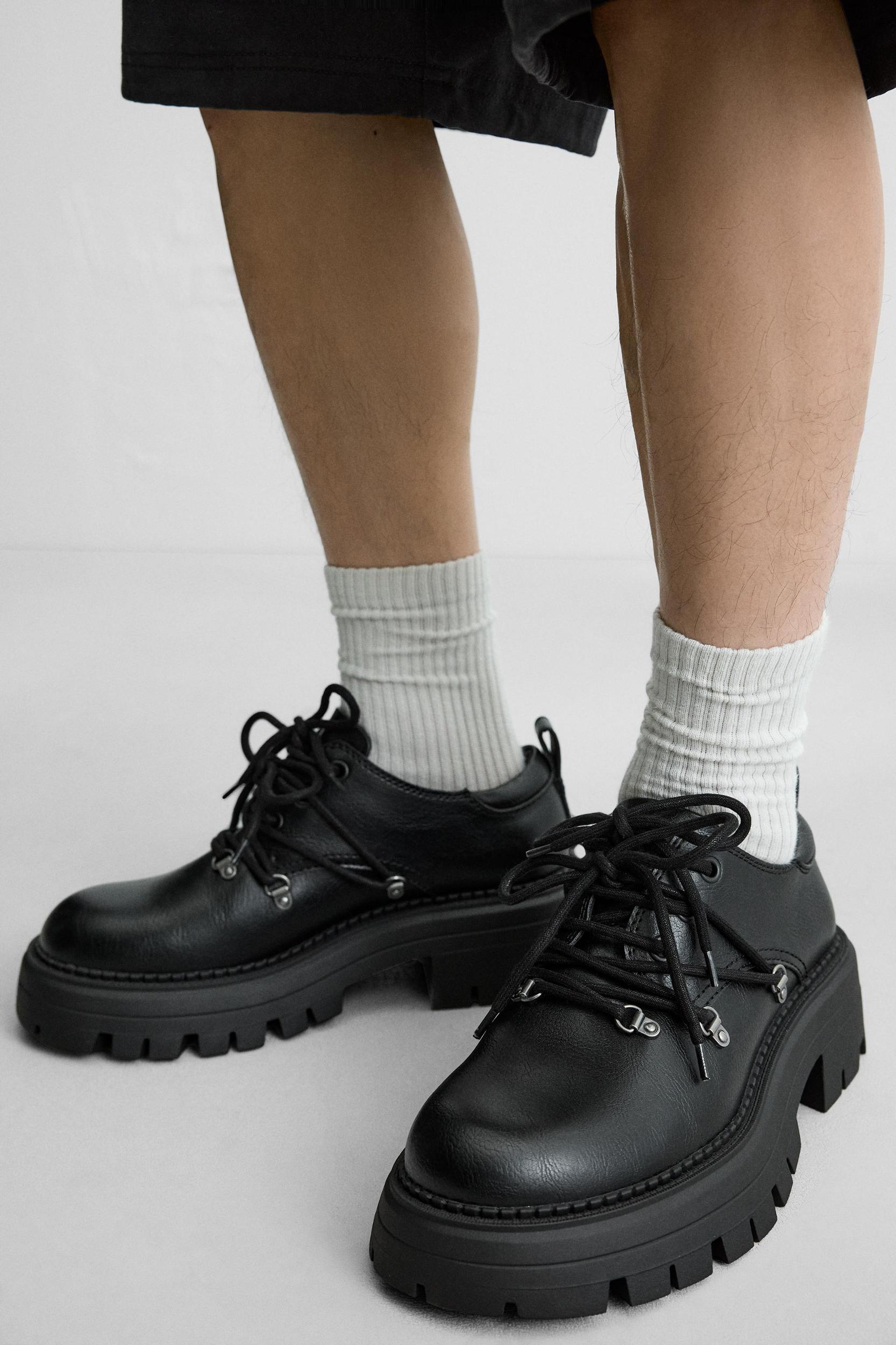 MULTI-LACE CHUNKY SHOES Product Image