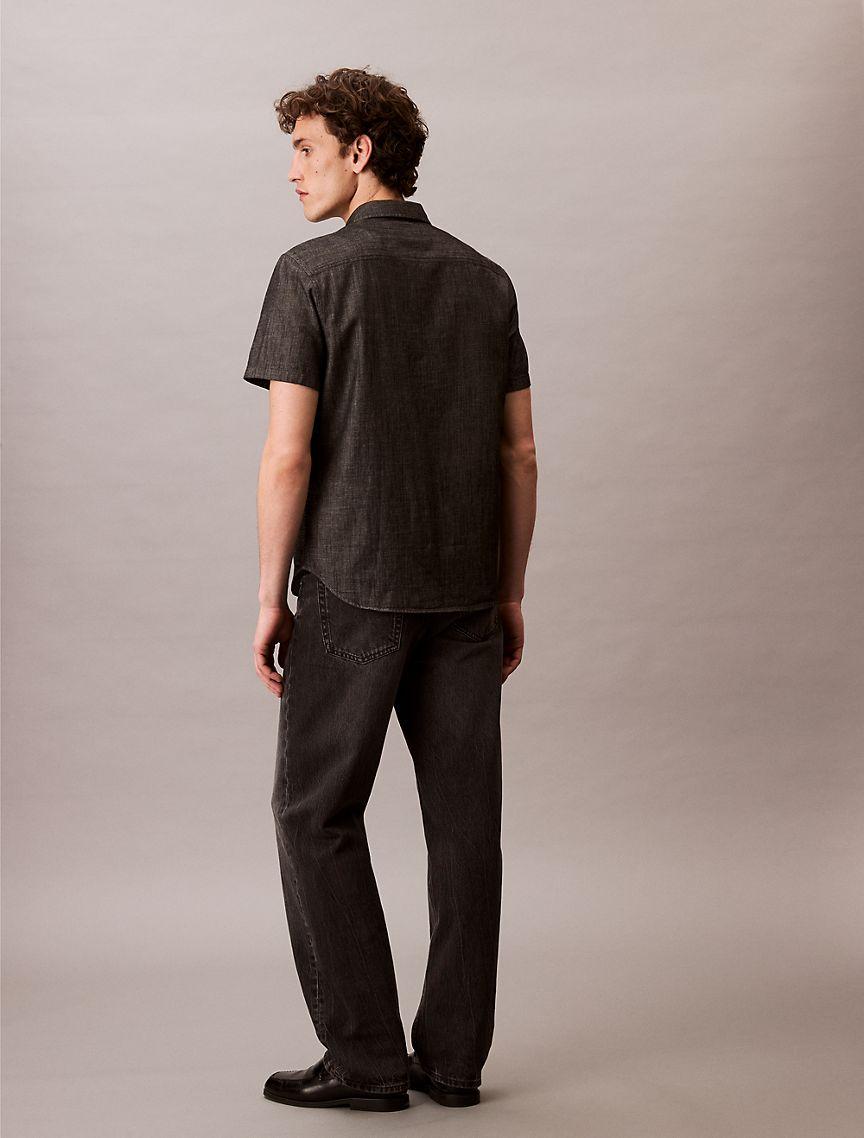 Chambray Short Sleeve Classic Shirt Product Image