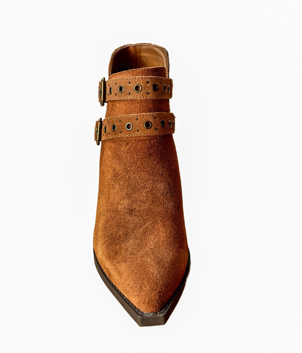 Elsa Leather Ankle Boot in Tan (Online Exclusive) Product Image