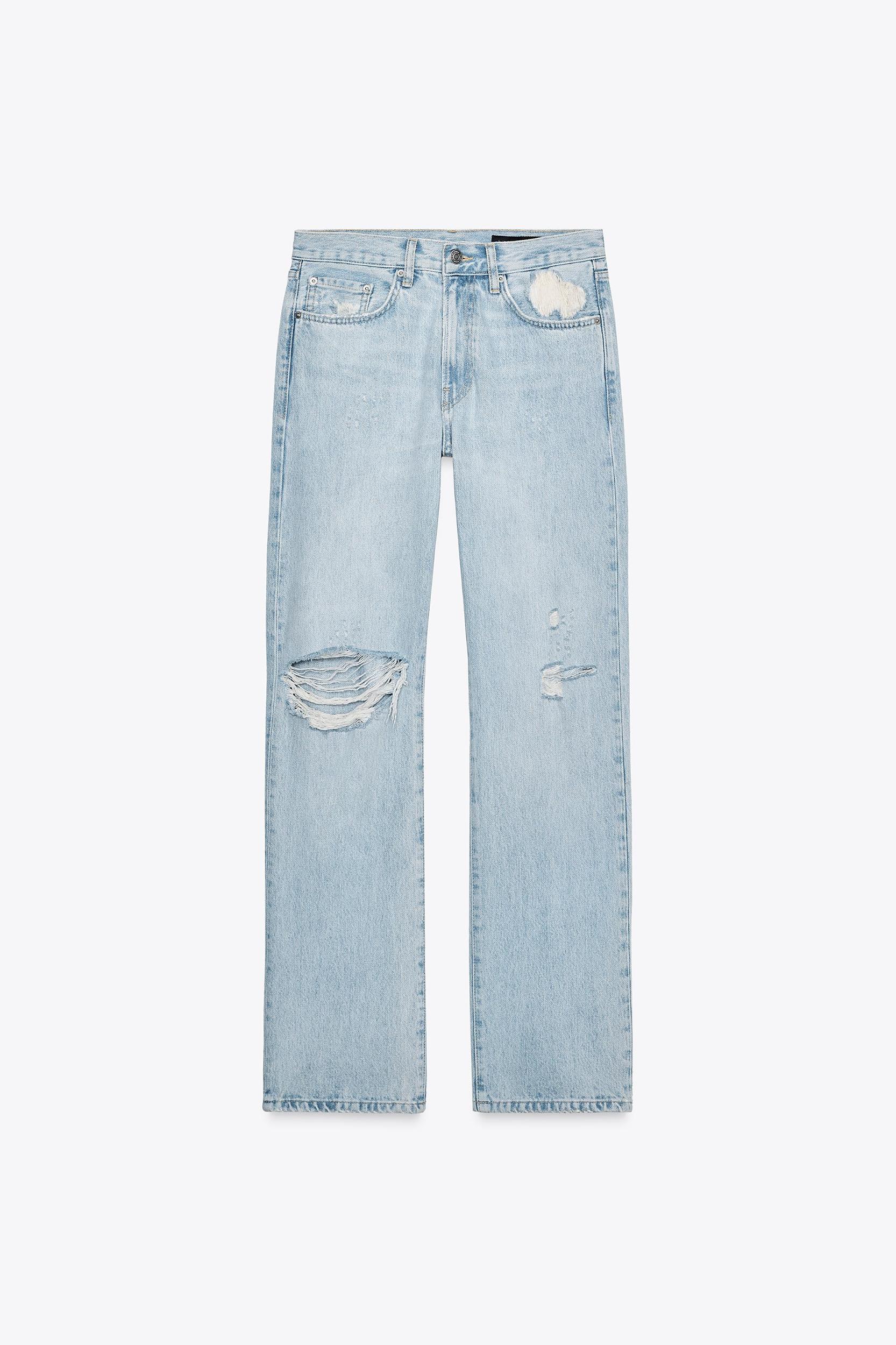 ZW COLLECTION MID-RISE STRAIGHT JEANS Product Image
