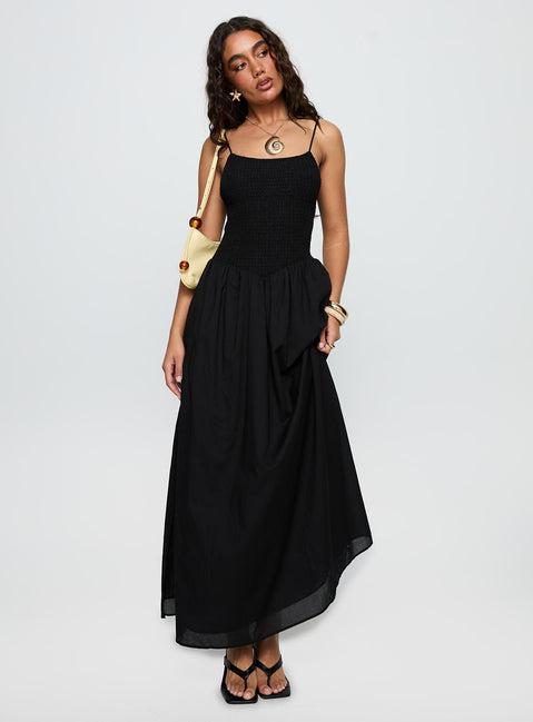 Carys Maxi Dress Black Product Image