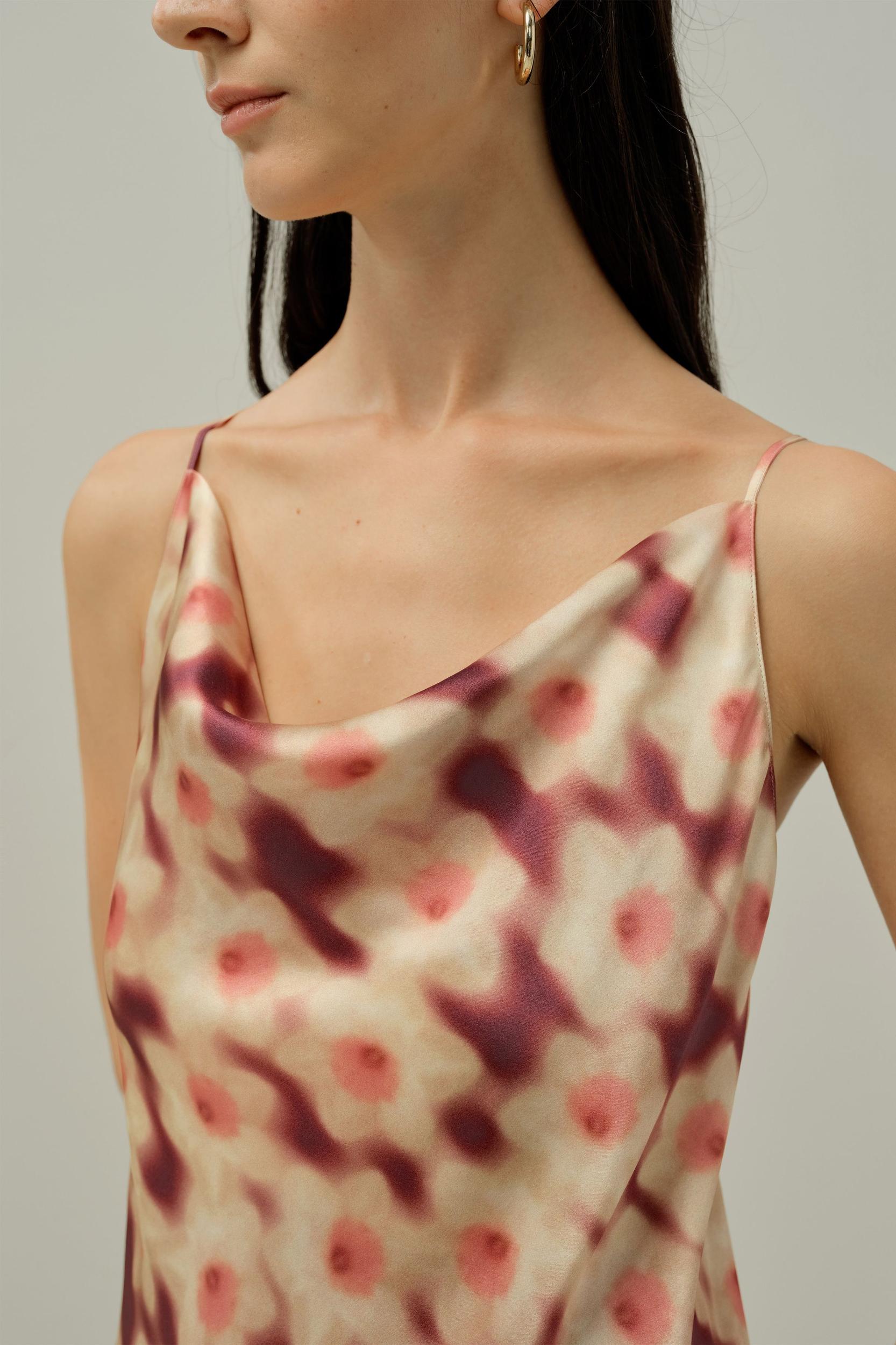 Daffodil Print Slip Dress - Made With Liberty Fabric Product Image