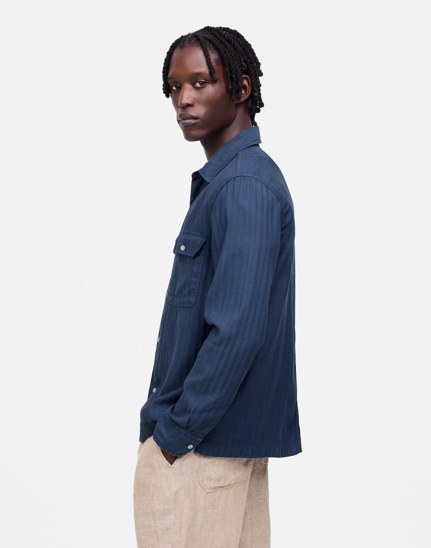 Work Shirt in Cotton-Linen Blend Product Image