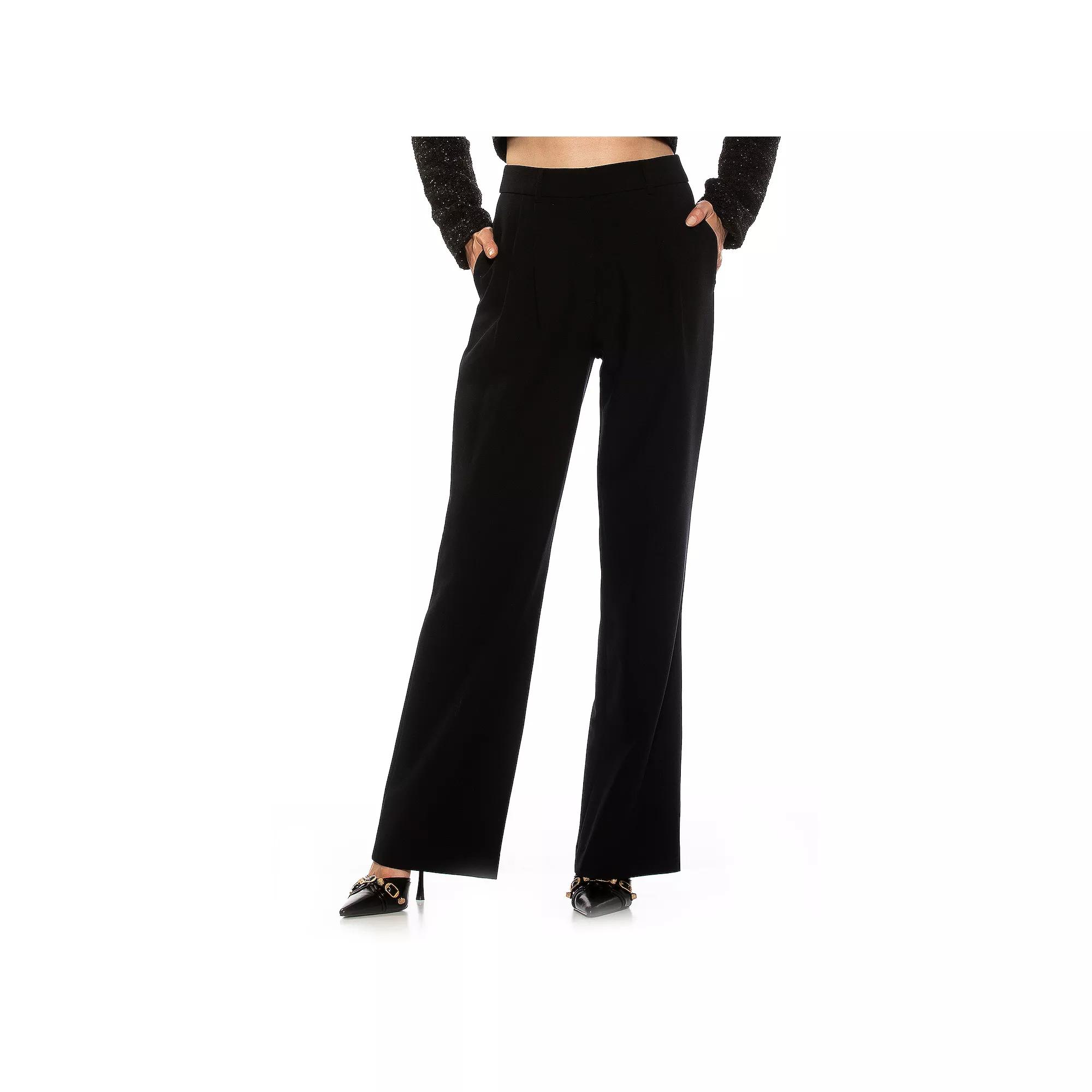Women's ALEXIA ADMOR Ellie Wide Leg Pleated Pants,  Product Image