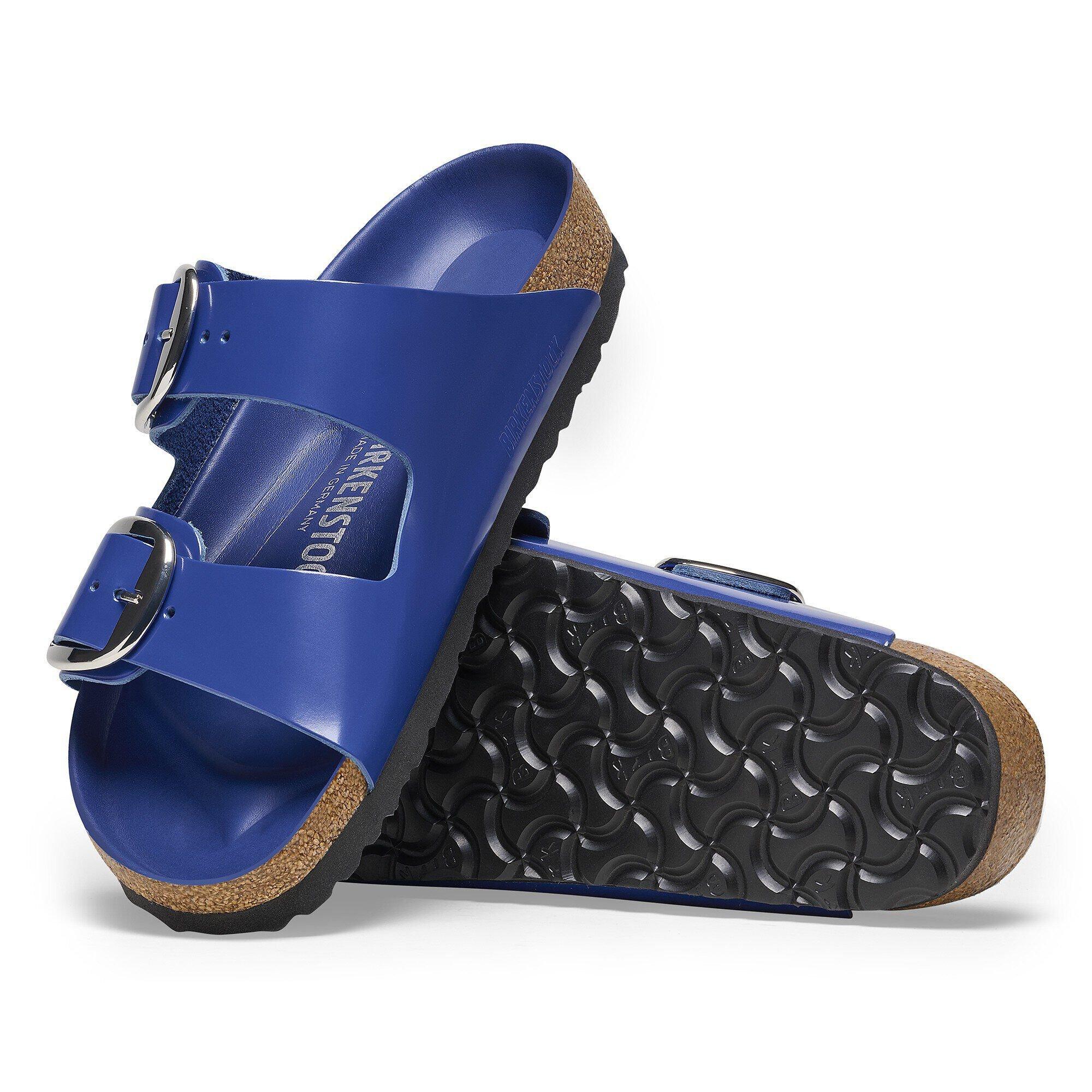 Arizona Big Buckle Natural Leather Patent High-Shine Cobalt Product Image