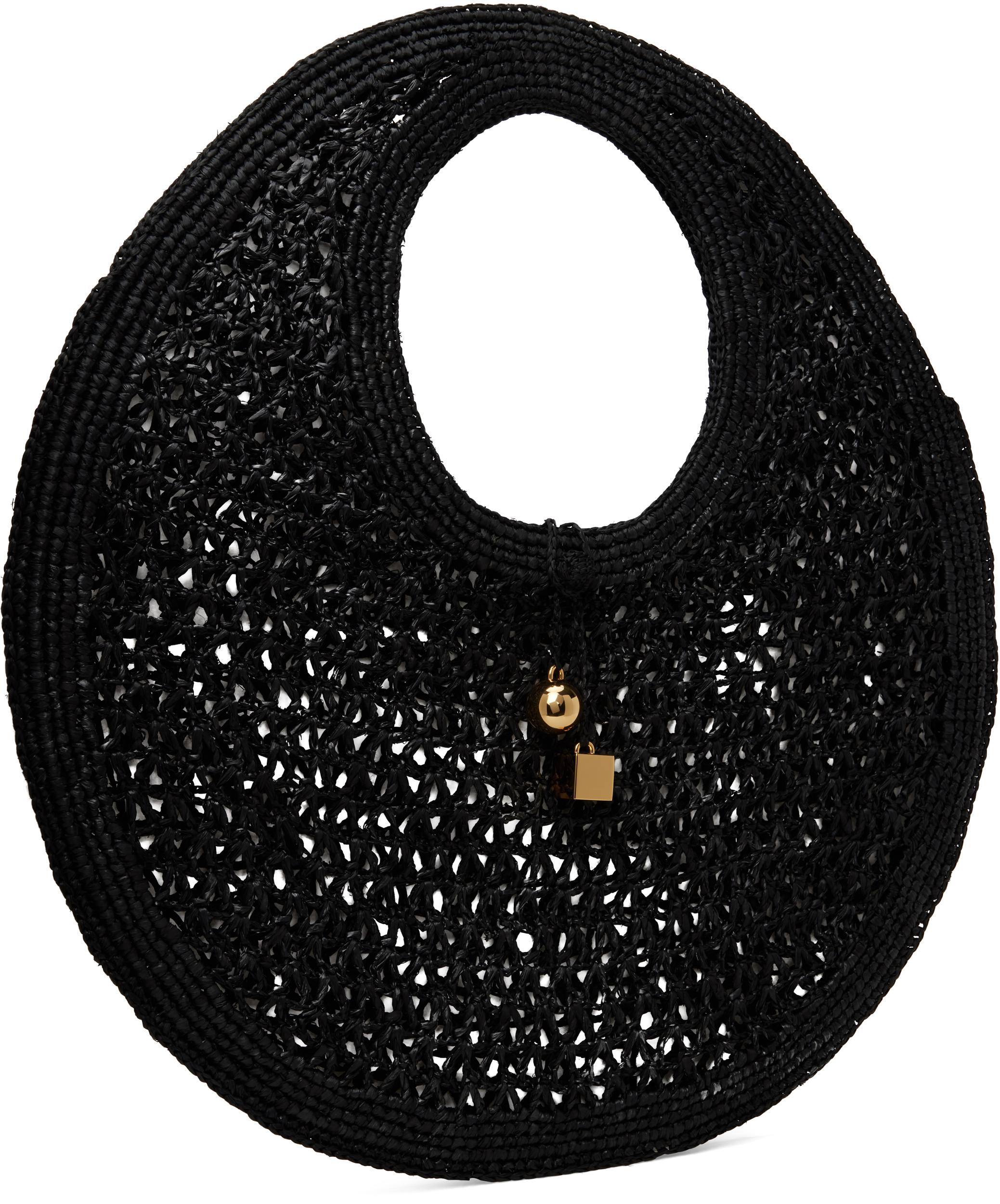 Le Rond Spiaggia raffia shoulder bag Product Image